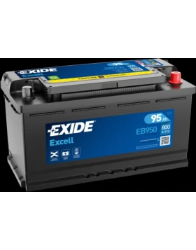 Μπαταρία Αυτοκινήτου 95Ah 800A EXIDE EXCELL EB950