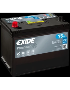 Μπαταρία Αυτοκινήτου 75Ah 630A EXIDE PREMIUM EA755