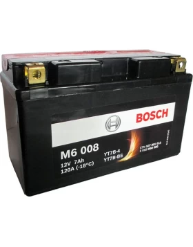 YT7B-BS Μπαταρία Μοτοσυκλέτας BOSCH M6008 AGM 7Ah