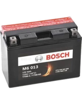 YT9B-BS Μπαταρία Μοτοσυκλέτας BOSCH M6013 AGM 8Ah