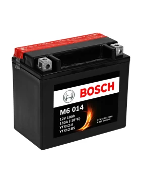 YTX12-BS Μπαταρία Μοτοσυκλέτας BOSCH M6014 AGM 10Ah 150A