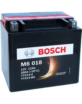 YTX14-BS Μπαταρία Μοτοσυκλέτας BOSCH M6018 AGM 12Ah 200A
