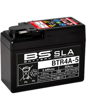 BTR4A-5 (BTR4A-5) SLA Μπαταρία Μοτοσυκλέτας BS 12V 2.4Ah