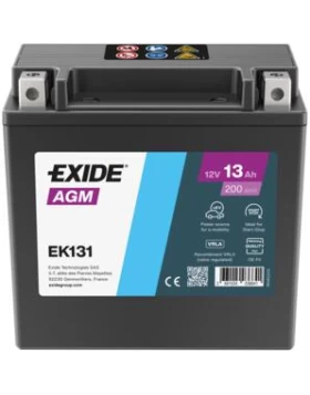 Μπαταρία αυτοκινήτου EK131 EXIDE 13Ah 200A Auxiliary AGM Start - Stop