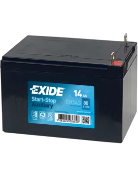 Μπαταρία αυτοκινήτου EK143 EXIDE 14Ah 80A Auxiliary AGM Start - Stop