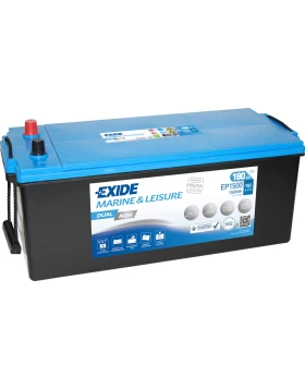 Μπαταρία σκάφους EP1500 EXIDE Μarine & Leisure Dual AGM 180Ah 800A