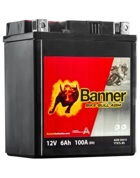 BTX7L-BS (YTX7L-BS) Μπαταρία Μοτοσυκλέτας BANNER Bike Bull AGM 50614 12V 6Ah 100A