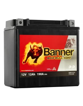  BTX14-BS  (YTX14-BS) Μπαταρία Μοτοσυκλέτας BANNER Bike Bull AGM 51214 12V 12Ah 190A