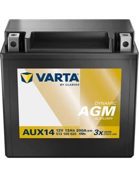 Μπαταρία αυτοκινήτου AUX14 VARTA 13Ah 200A Auxiliary AGM Start - Stop