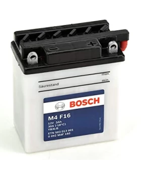 YB3L-B Μπαταρία Μοτοσυκλέτας BOSCH M4F16 3Ah