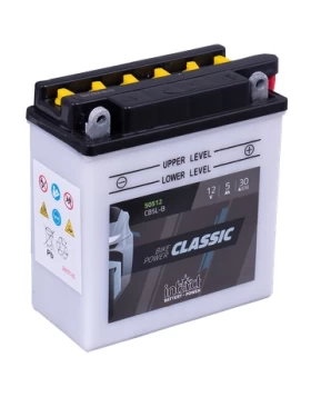 CB5L-B (YB5L-B) Μπαταρία Μοτοσυκλέτας INTACT CLASSIC 12V 5Ah 30A 