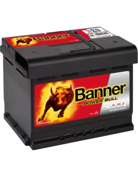Μπαταρία αυτοκινήτου BANNER 62Ah 550A Power Bull P6219