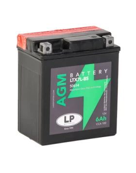 LTX7L-BS (YTX7L-BS) Μπαταρία Μοτοσυκλέτας LP AGM 12V 6Ah 100A