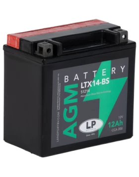 LTX14-BS (YTX14-BS) Μπαταρία Μοτοσυκλέτας LP AGM 12V 12Ah 200A