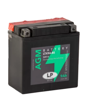 LTX9A-BS (YTX9A-BS) Μπαταρία Μοτοσυκλέτας LP AGM  12V 9Ah 120A