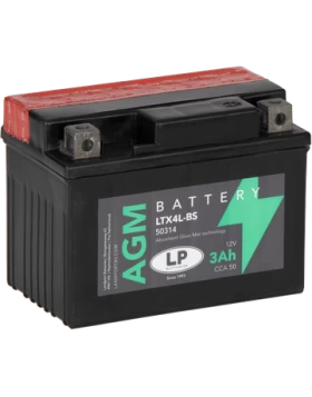 LTX4L-BS (YTX4L-BS) Μπαταρία Μοτοσυκλέτας LP AGM 12V 3Ah 50A
