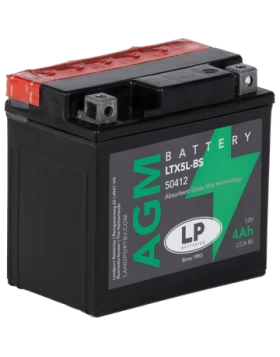 LTX5L-BS (YTX5L-BS)Μπαταρία Μοτοσυκλέτας LP AGM 12V 4Ah 80A