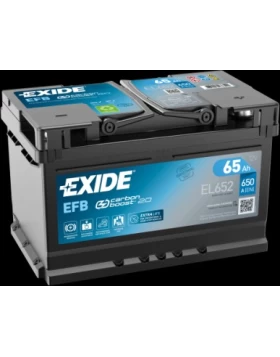 Μπαταρία Αυτοκινήτου 65Ah 650A EXIDE EL652 EFB Start & Stop