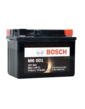 YT4L-BS Μπαταρία Μοτοσυκλέτας BOSCH M6001 AGM 3Ah