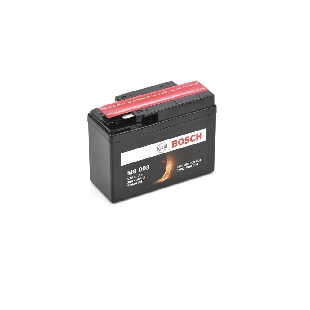 YTR4A-BS Μπαταρία Μοτοσυκλέτας BOSCH M6003 AGM 2.3Ah