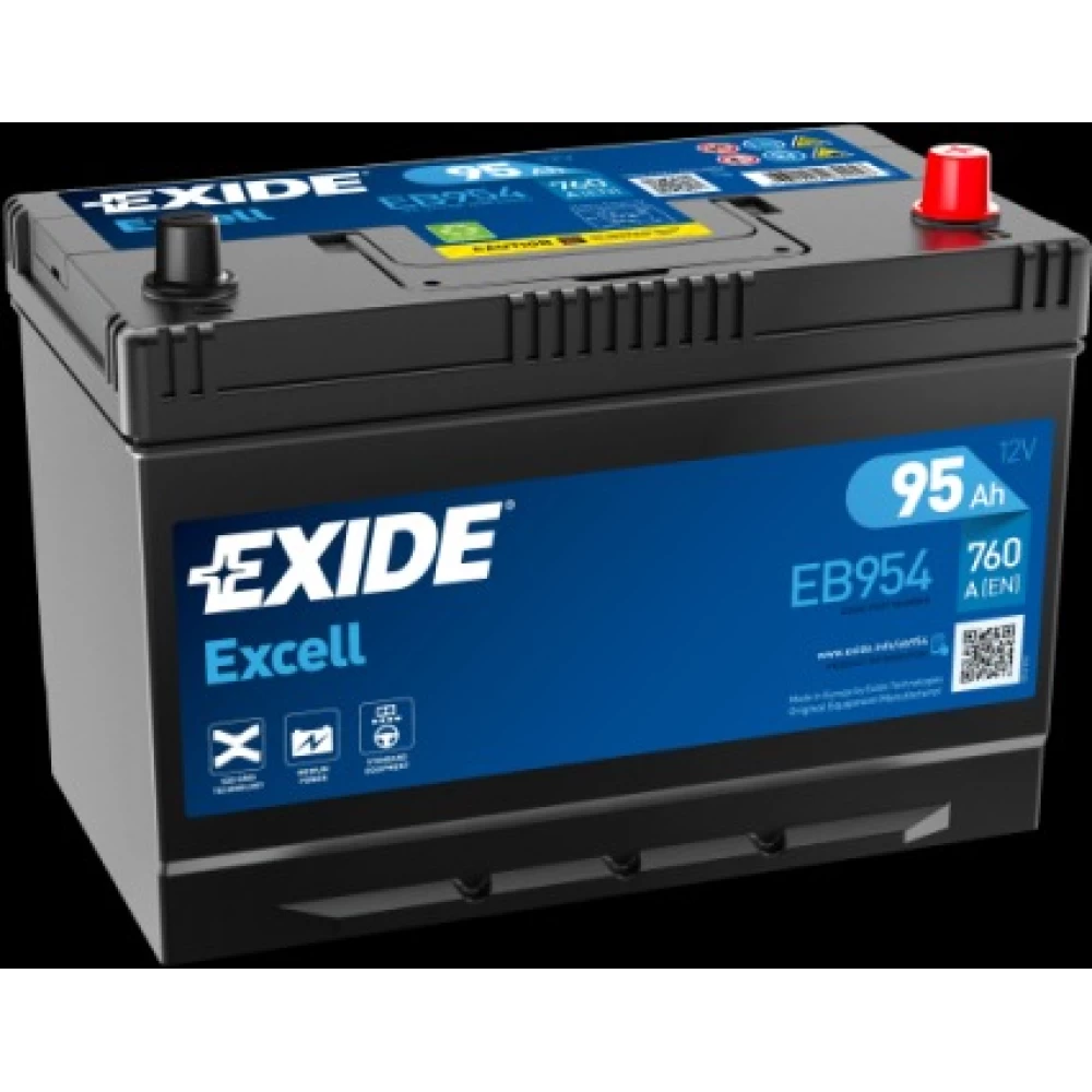Μπαταρία Αυτοκινήτου 95Ah 720A EXIDE EXCELL EB954