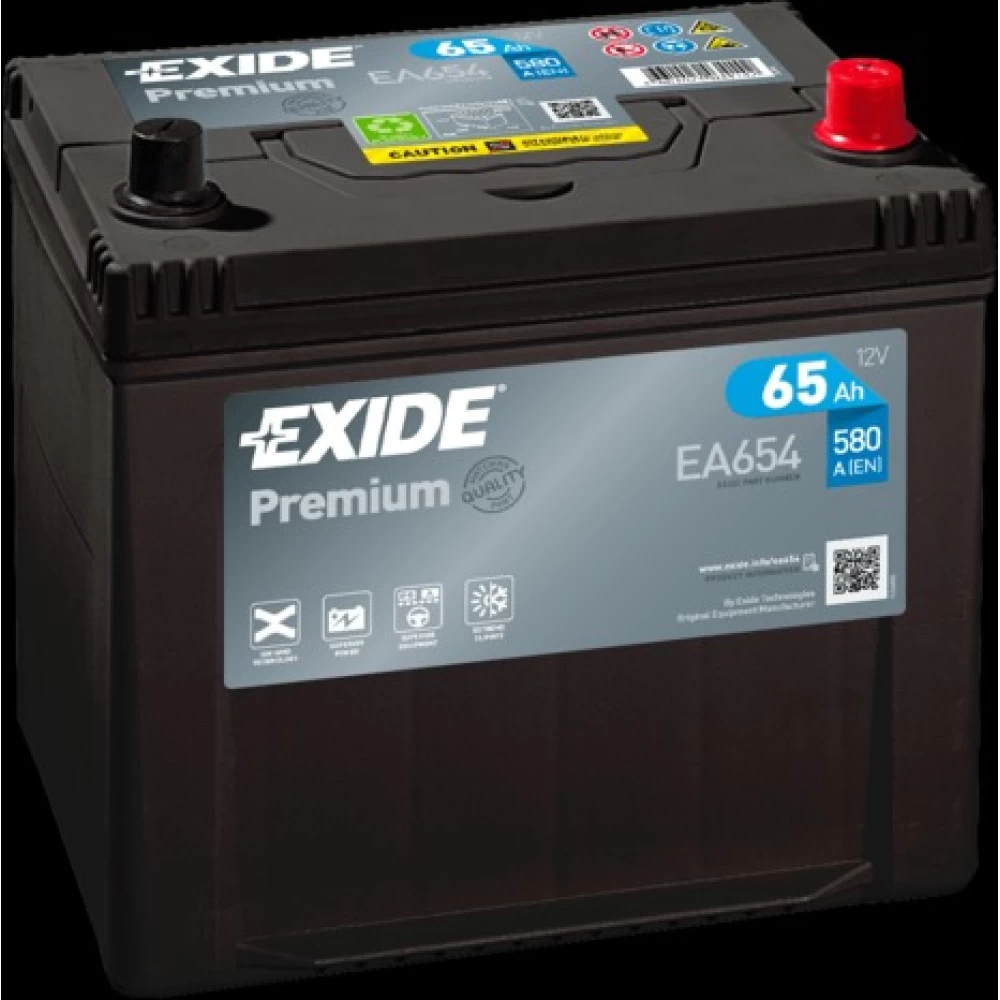 Μπαταρία Αυτοκινήτου 65Ah 580A EXIDE PREMIUM EA654