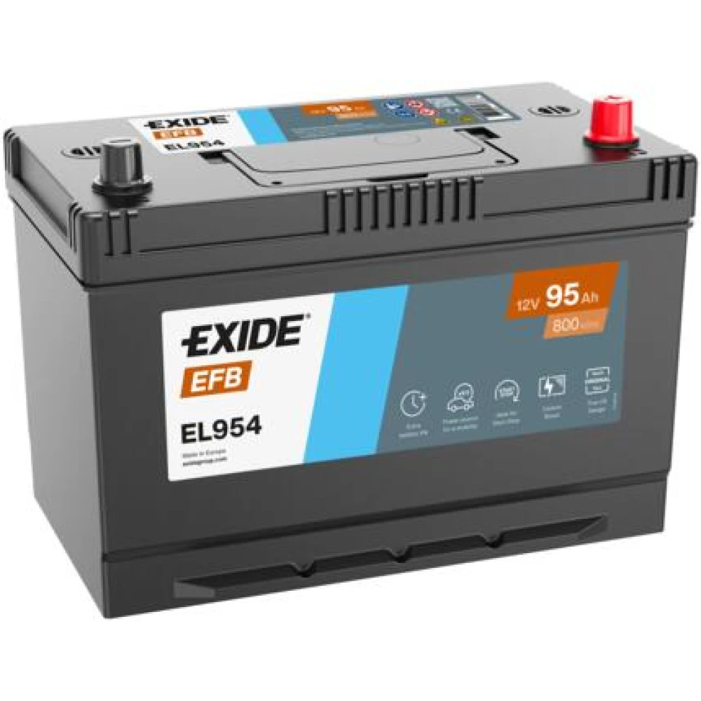 Μπαταρία Αυτοκινήτου 95Ah 800A EXIDE EL954 EFB Start & Stop