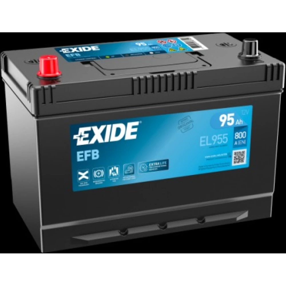 Μπαταρία Αυτοκινήτου 95Ah 800A EXIDE EL955 EFB Start & Stop