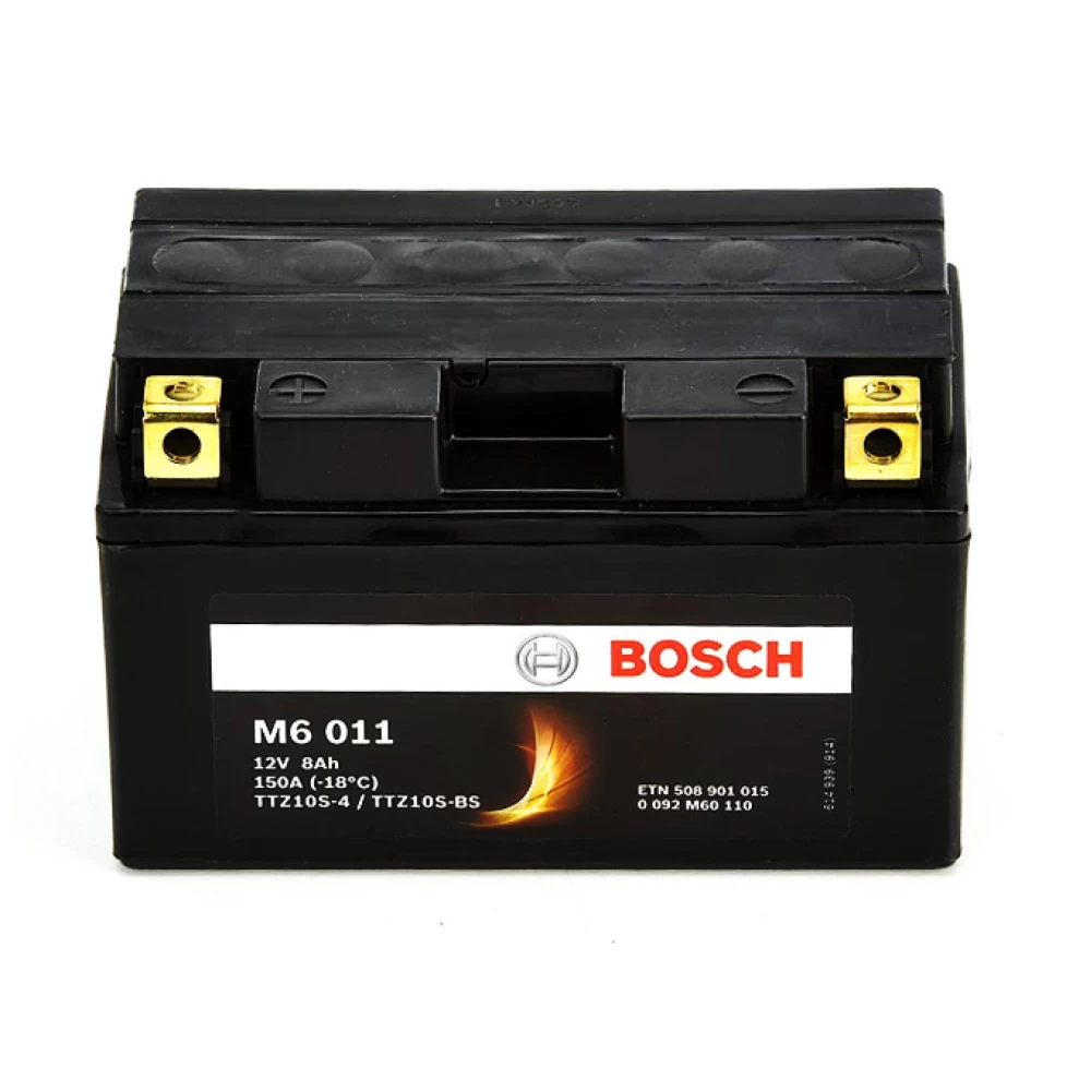TTZ10S-BS (YTZ10S, TTZ10S, YTZ10S-BS) Μπαταρία Μοτοσυκλέτας BOSCH M6011 AGM 8Ah