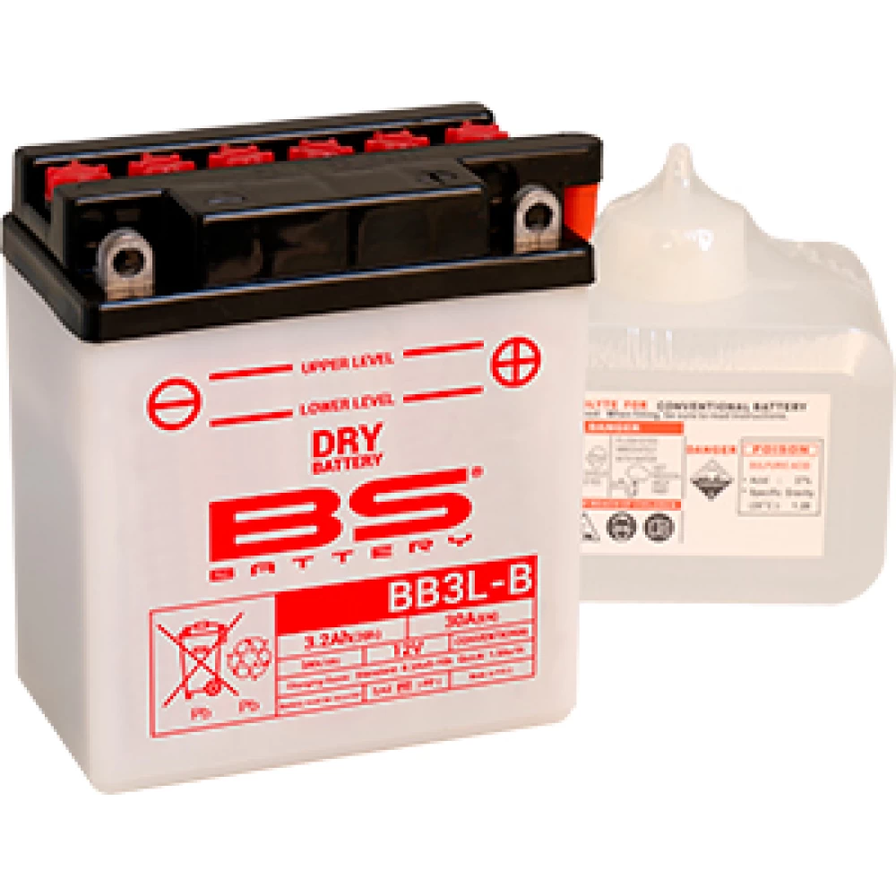 BB3L-B (YB3L-B) Μπαταρία Μοτοσυκλέτας BS 12V 3.2Ah