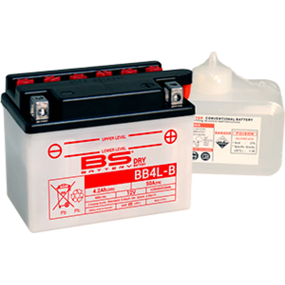 BB4L-B (YB4L-B) Μπαταρία Μοτοσυκλέτας BS 12V 4.2Ah