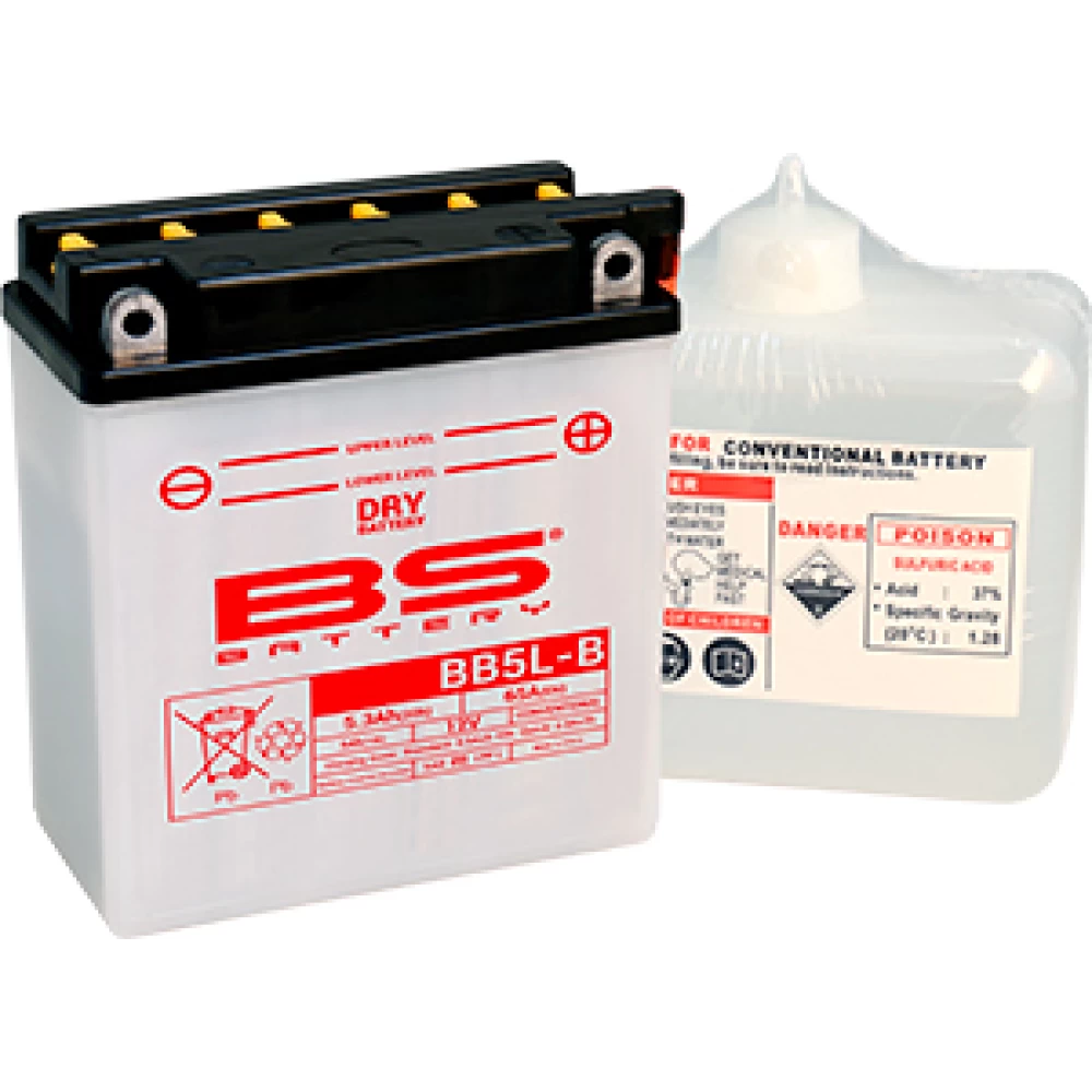 BB5L-B (YB5L-B) Μπαταρία Μοτοσυκλέτας BS 12V 5.3Ah