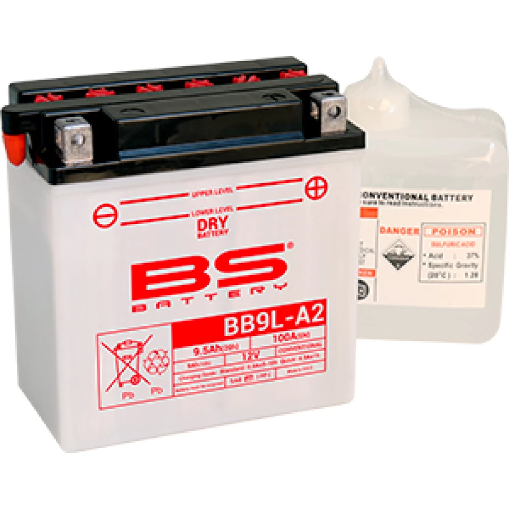 BB9L-A2 (YB9L-A2) Μπαταρία Μοτοσυκλέτας BS 12V 9.5Ah