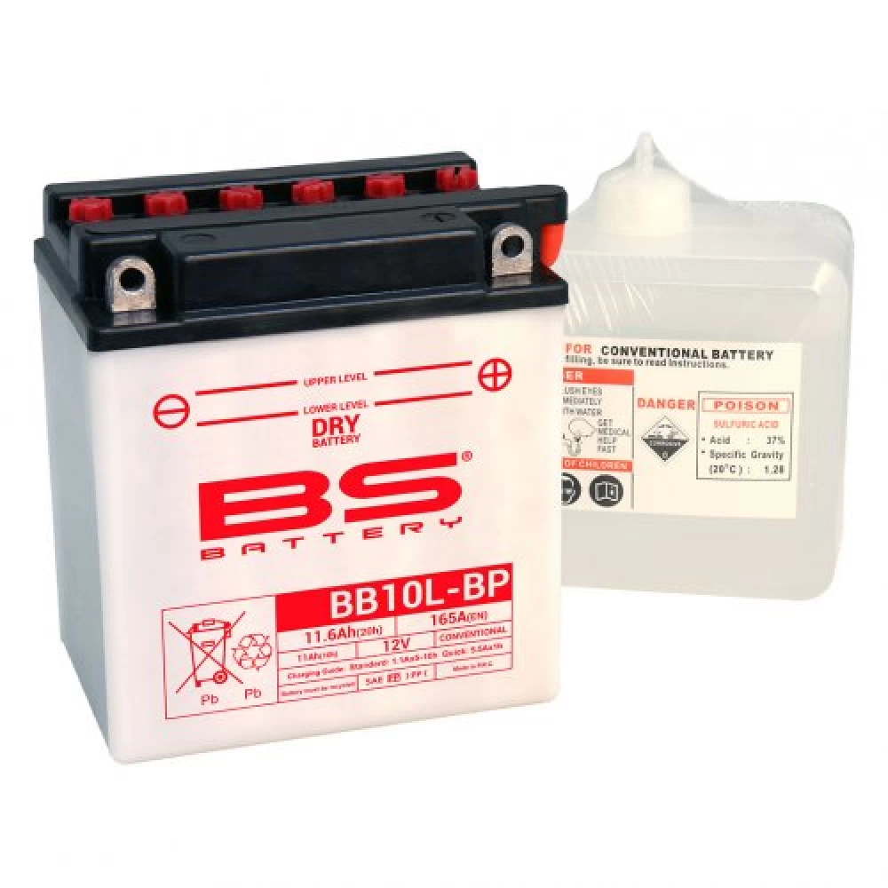 BB10L-BP (YB10L-BP) Μπαταρία Μοτοσυκλέτας BS 12V 11.6Ah