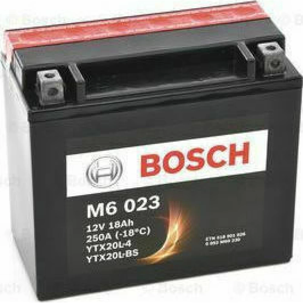YTX20L-BS Μπαταρία Μοτοσυκλέτας BOSCH M6023 AGM 18Ah