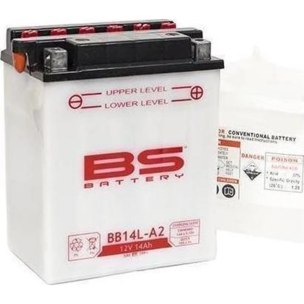 BB14L-A2 (YB14L-A2) Μπαταρία Μοτοσυκλέτας BS 12V 14.7Ah
