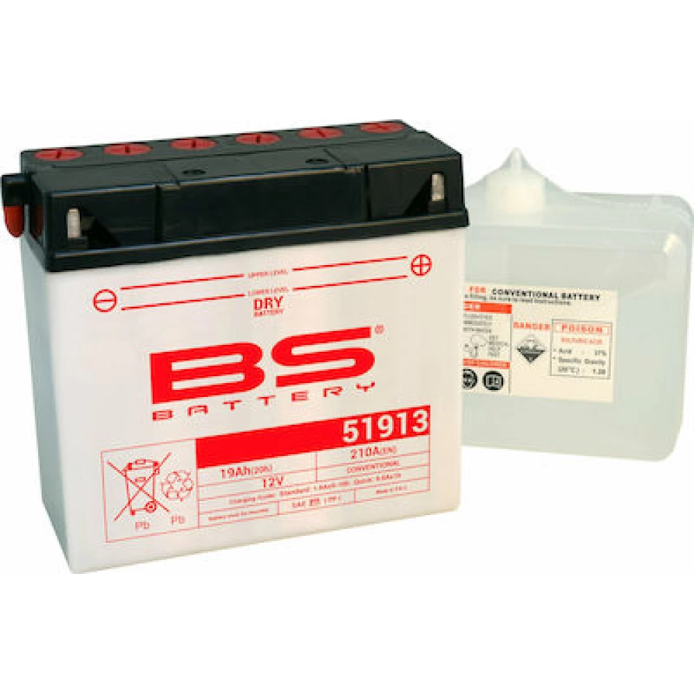 51913 Μπαταρία Μοτοσυκλέτας BS 12V 19Ah