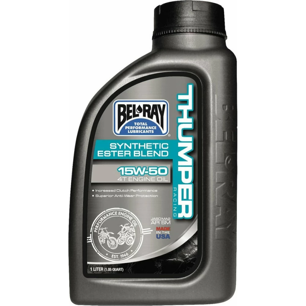 Λιπαντικό Bel-Ray THUMPER Racing Synthetic Ester Blend 4T 15W-50 1L