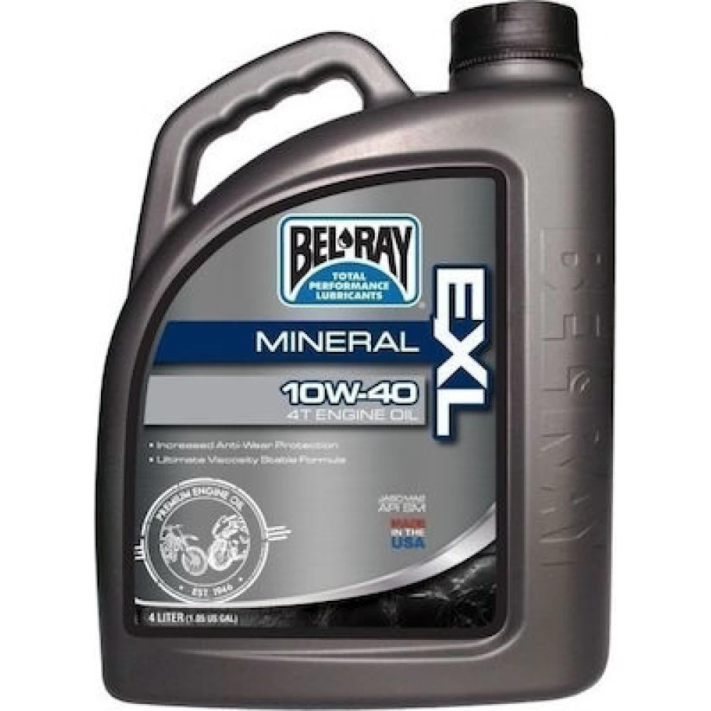 Λιπαντικό Bel-Ray EXL Mineral 4T 10W-40 4L