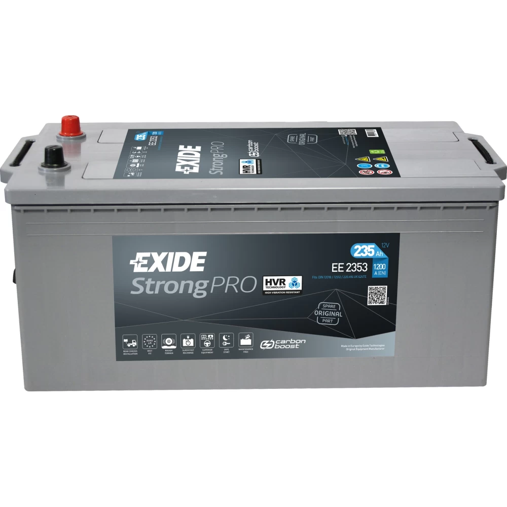 Μπαταρία φορτηγού EE2353 EXIDE Strong Pro HVR 235Ah 1200A 
