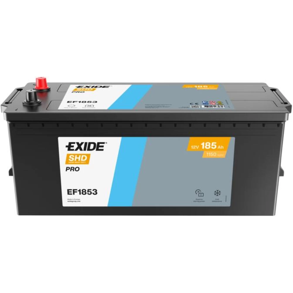 Μπαταρία φορτηγού EF1853 EXIDE Professional Power 185Ah 1150A 