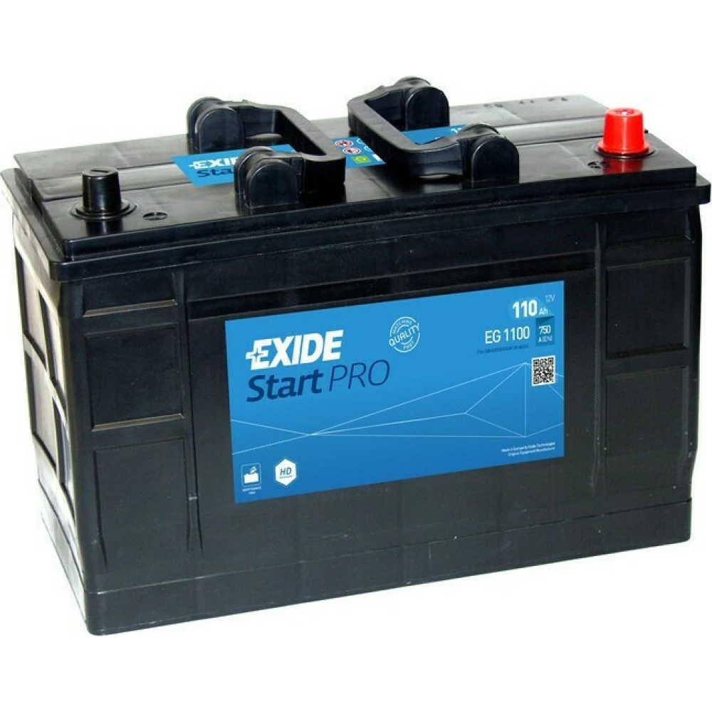 Μπαταρία φορτηγού EG1100 EXIDE Start Pro 110Ah 750A 