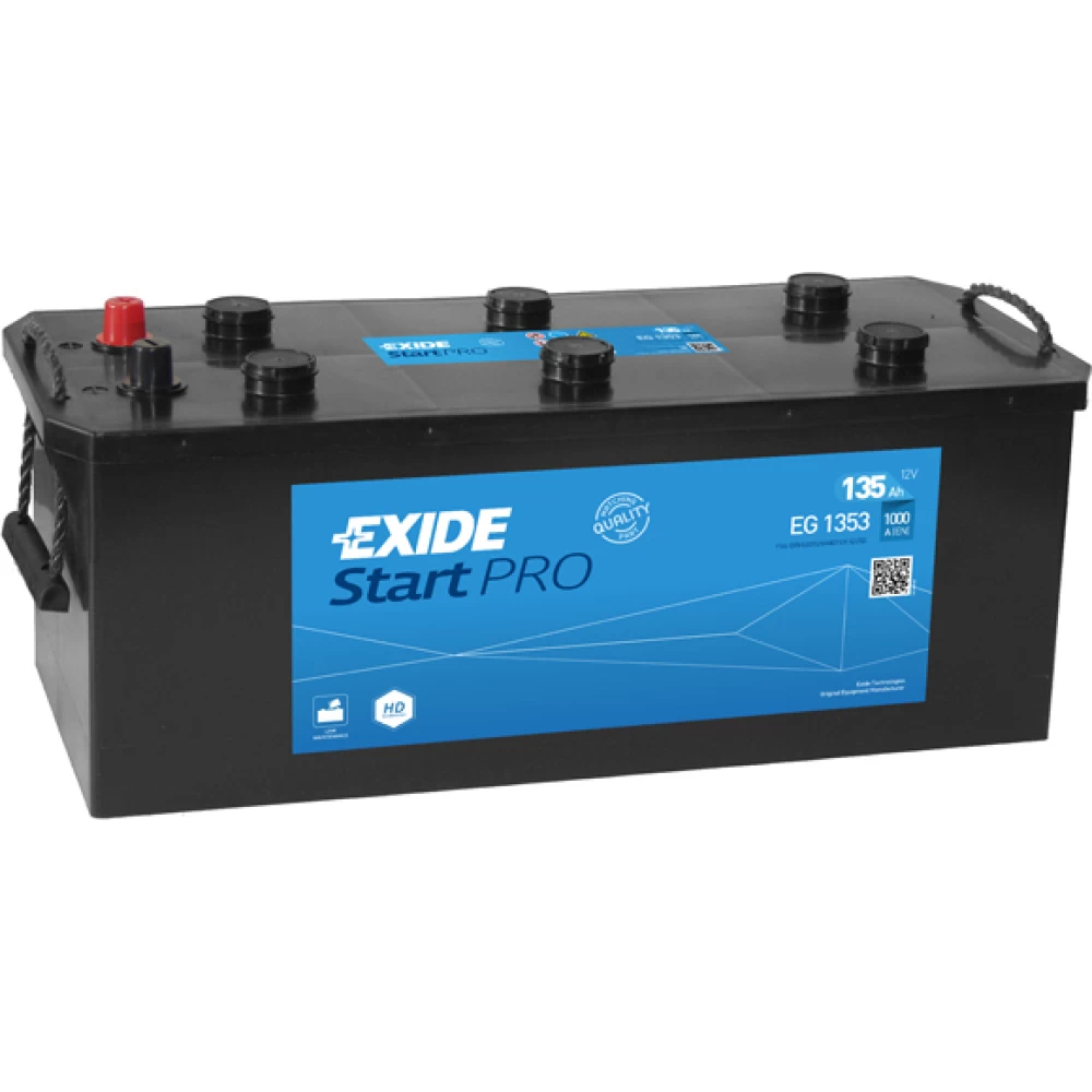 Μπαταρία φορτηγού EG1353 EXIDE Start Pro 135Ah 1000A 