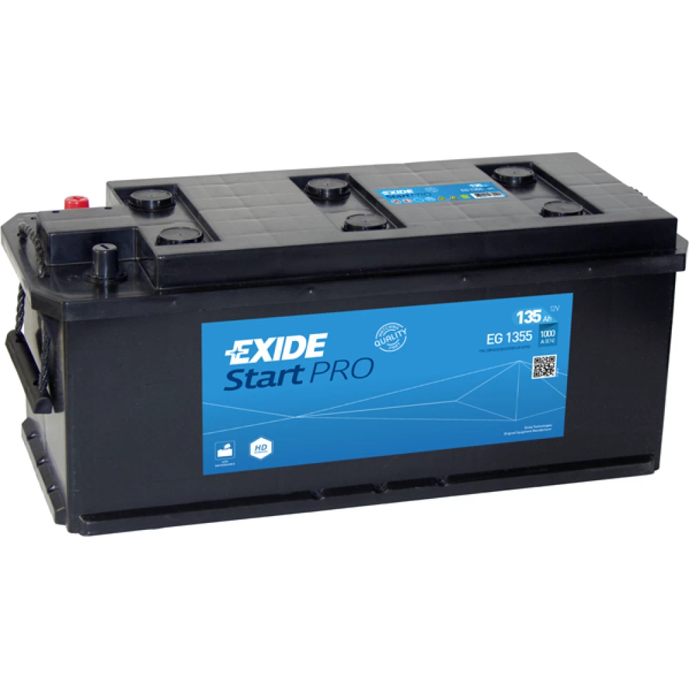 Μπαταρία φορτηγού EG1355 EXIDE Start Pro 135Ah 1000A 