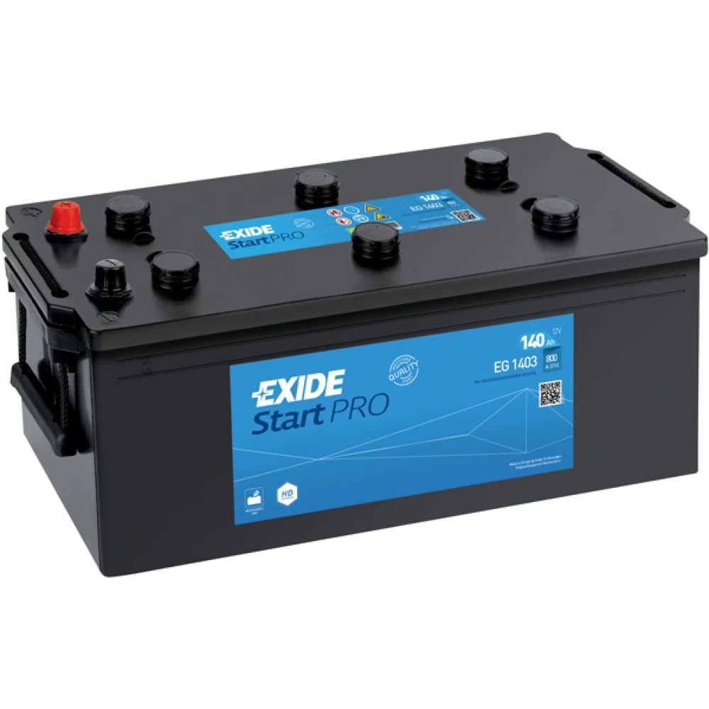 Μπαταρία φορτηγού EG1403 EXIDE Start Pro 140Ah 800A 