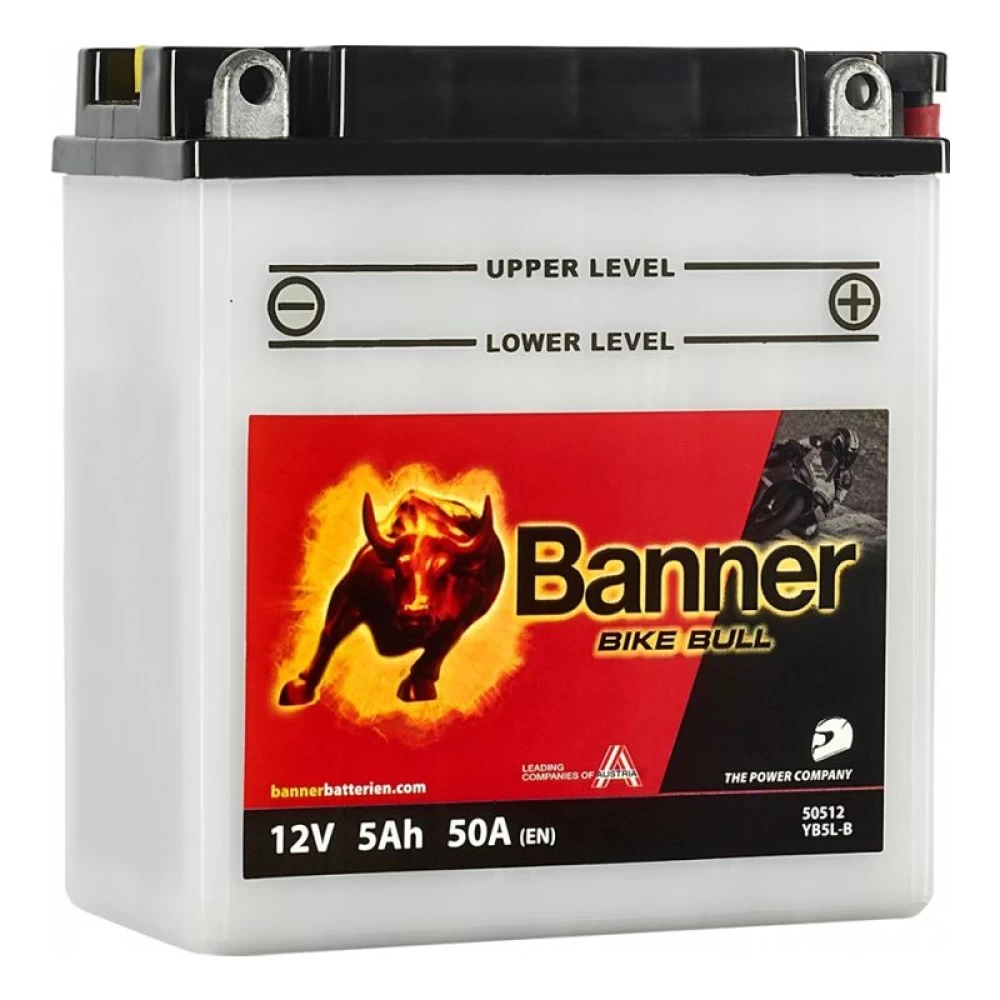 BB5L-B  (YB5L-B) Μπαταρία Μοτοσυκλέτας BANNER Bike Bull 50512 12V 5Ah 50A