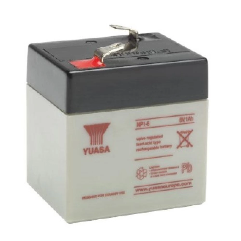 Μπαταρία VRLA-AGM YUASA NP1-6 | 6V 1Ah