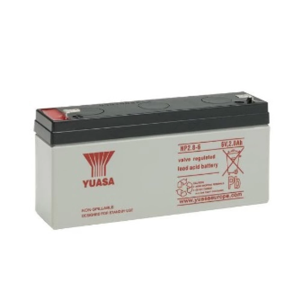 Μπαταρία VRLA-AGM YUASA NP2.8-6 | 6V 2.8Ah