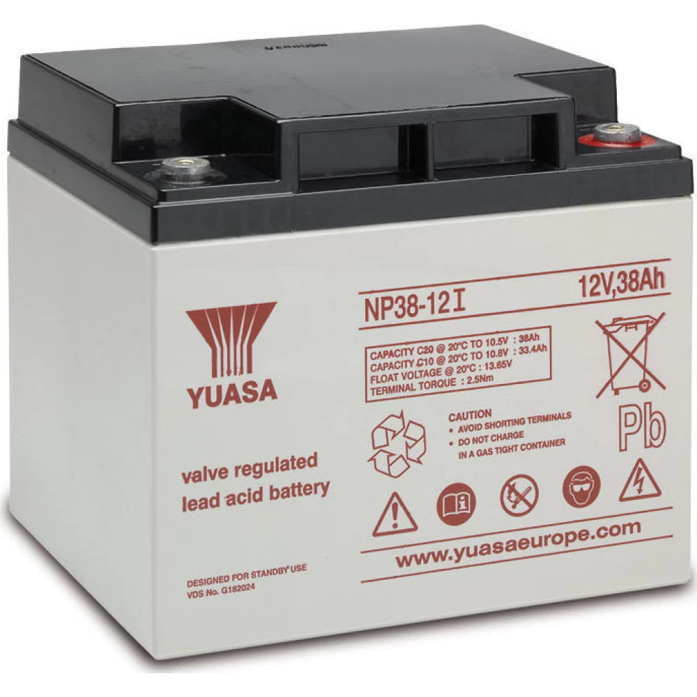 Μπαταρία VRLA-AGM YUASA NP38-12I | 12V 38Ah