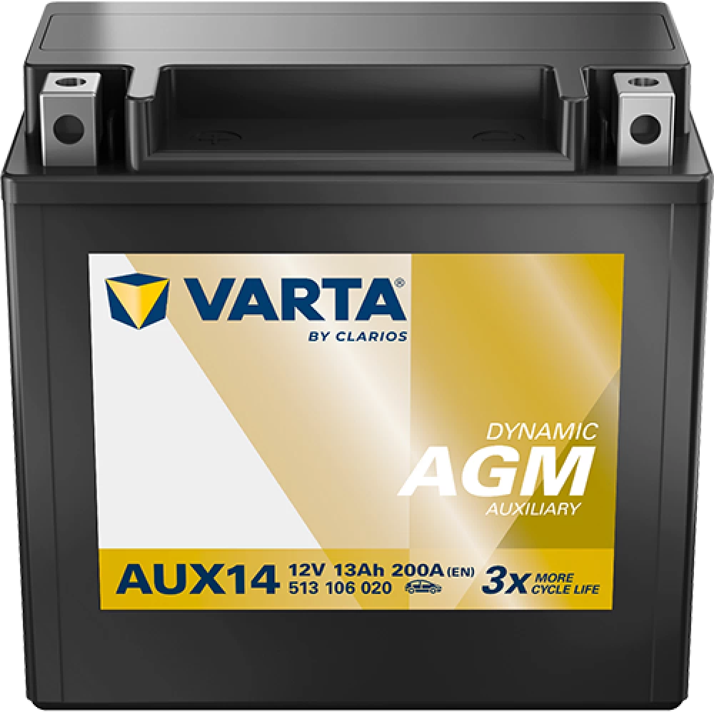 Μπαταρία αυτοκινήτου AUX14 VARTA 13Ah 200A Auxiliary AGM Start - Stop